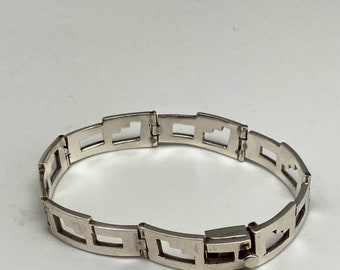 Hopi Indian Pueblo theme Sterling Silver Bracelet
