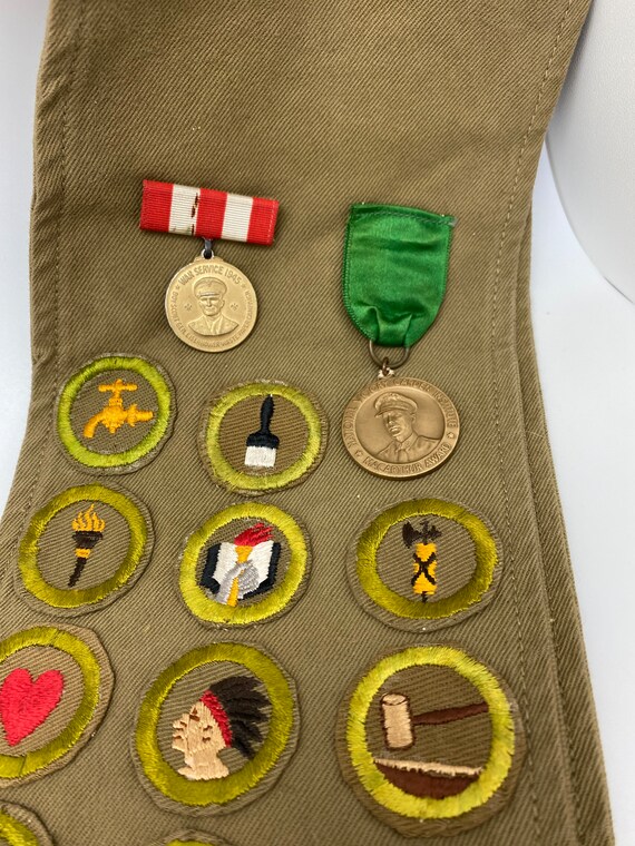 Boy Scout Sash circa 1945 - image 3