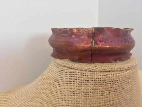 Copper bangle bracelet - image 4