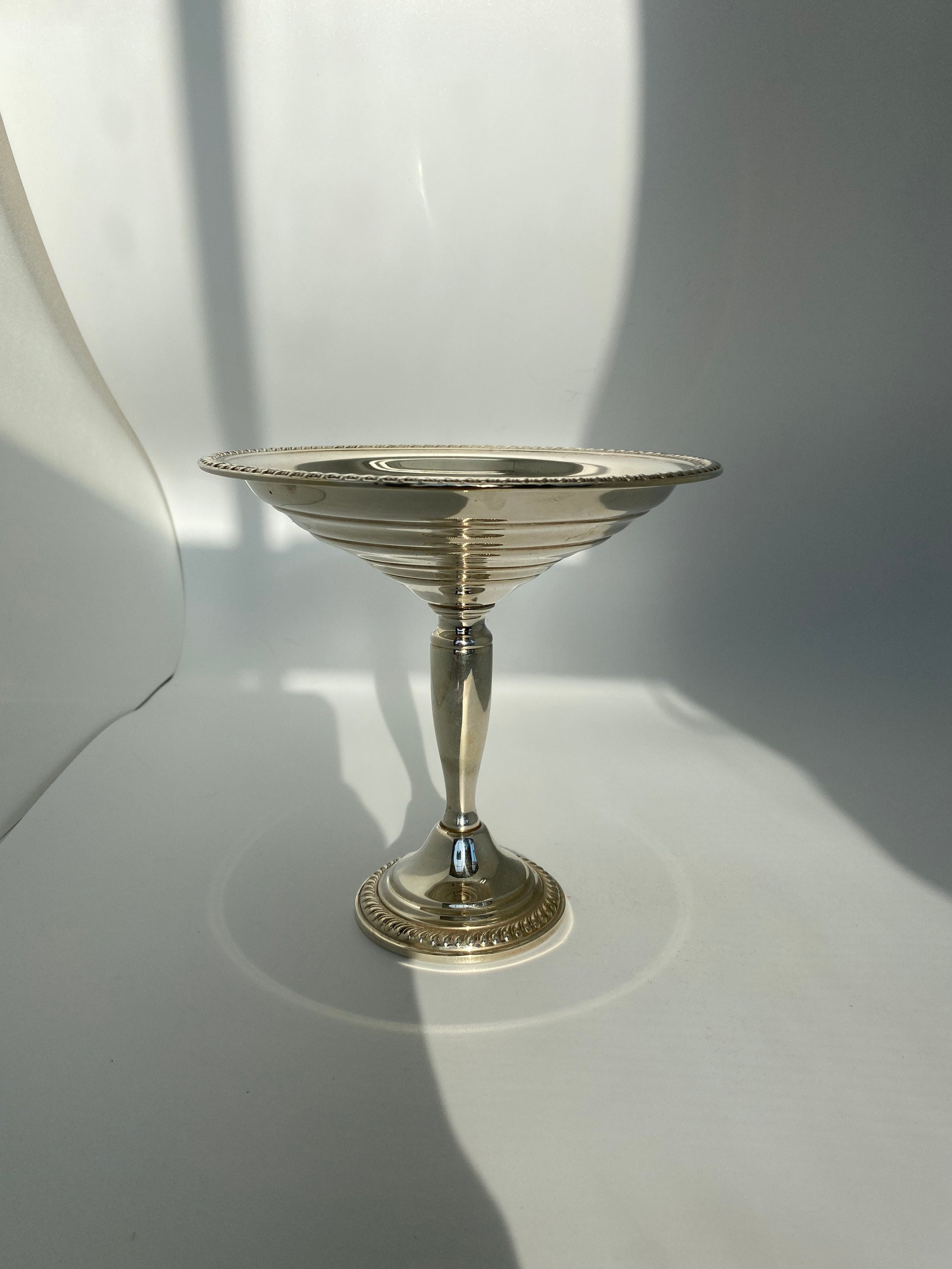 Empire Sterling Silver Weighted Base Candy Dish - Etsy