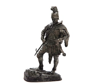 Zinnfigur, 54 mm. Hannibal Barkas, karthagischer Feldherr. Zweiter Punischer Krieg, 218–201 v. Chr., Maßstab 1:32.
