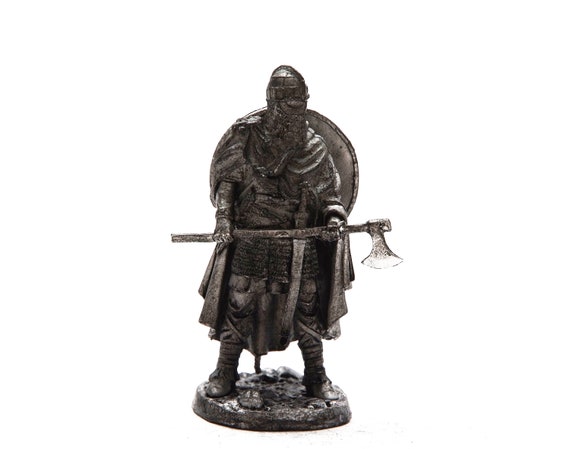 Tin 54mm England. Anglo-saxon Knight. Battle of Hastings. - Etsy