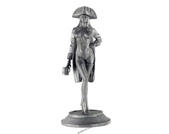 Miniature de chevalier templier avec casque, bouclier et épée (30 cm