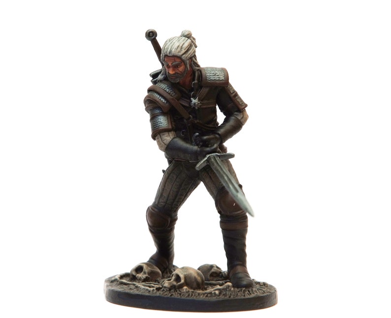 the witcher geralt figurine