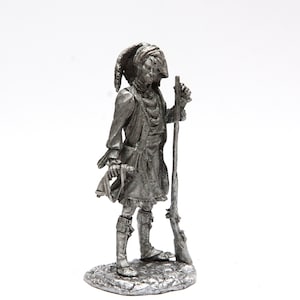 tin 54mm Billy Powell, Osceola leader of the Seminole people in Florida 1:32 Scale Miniature