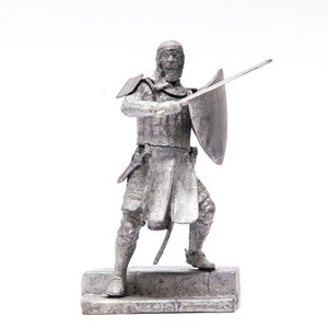 tin 54mm Knight. Knight of St. John Acres Battle 1291 1:32 Scale Miniature