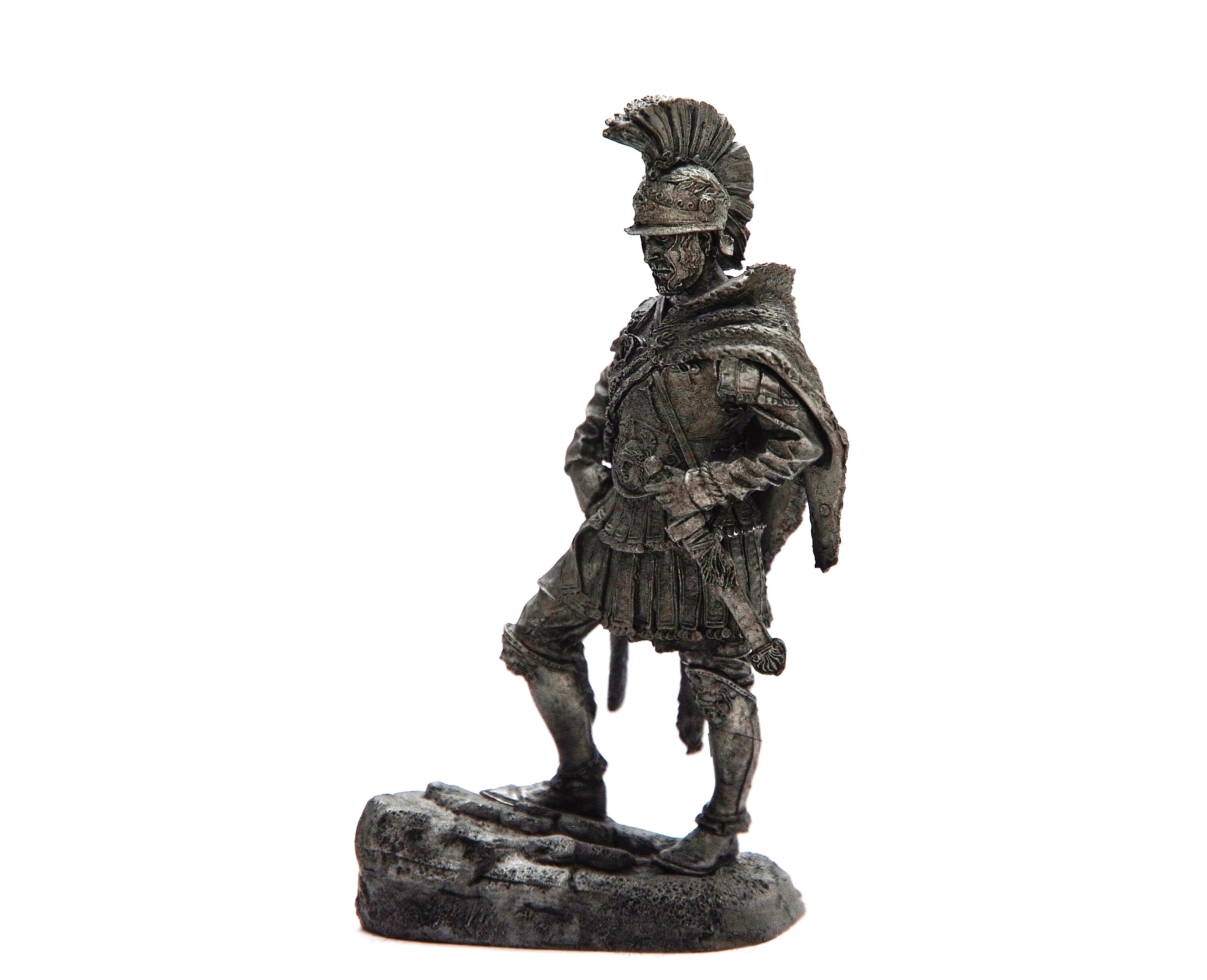 ブリキ製 54mm。ハンニバル・バルカ。カルタゴの将軍。第二次ポエニ