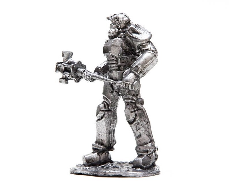 Details About Painted Tin Toy Figures 54mm T 60 Power Armor Exoskeleton Model Fallout Cosplay Toys Hobbies Toy Soldiers