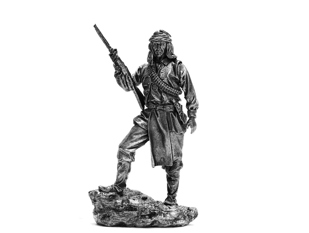 Figurine Miniature Apache Guerrier à Cheval - 15mm Blue Moon - Occasion - Pour Wargame Ou Diorama