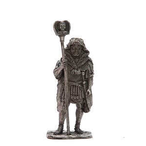 tin 54mm . Imaginifer – Imperial Rome I-II cent. AC 1:32 Pewter Sculpture