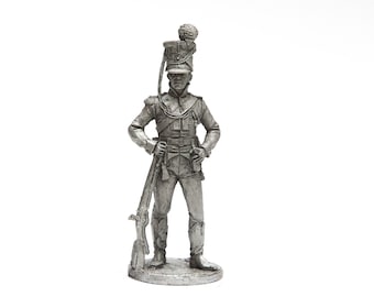 Napoleonic Wars — NCO Royal Life Jaeger Corps  — 54 mm Lead Figure 