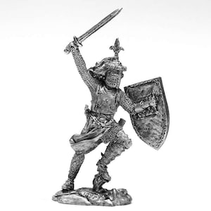 54mm Soldier Guillaume Balnis. Italian Knight XII century 1:32 Scale Figure