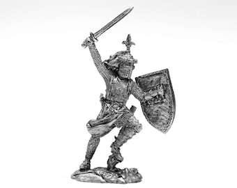 54mm Soldier Guillaume Balnis. Italian Knight XII century 1:32 Scale Figure