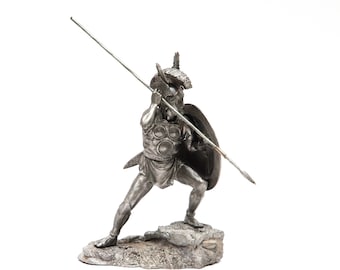 tin 75mm Rome. Ancient Italic. Samnite warrior. 3rd century BC 1:24 Pewter Miniature