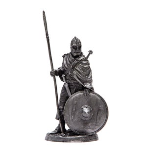 estanho 54mm Anglo-Saxon Warrior 6 AD 1/32 Escala Figura