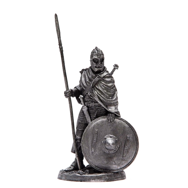 tin 54mm Anglo-Saxon Warrior 6 AD 1/32 Scale Figure