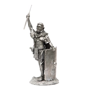 tin 75mm Rome. Roman Legionnaire 1:24 Pewter Miniature