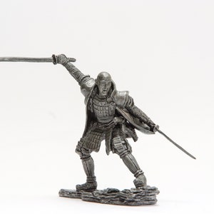 tin 54mm Japan Katsumoto Samurai 1:32 Scale Figure