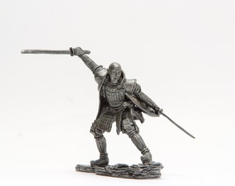 tin 54mm Japan Katsumoto Samurai 1:32 Scale Figure