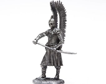 54mm Poland. Winged Hussar. 17c. 1:32 Scale Figurine