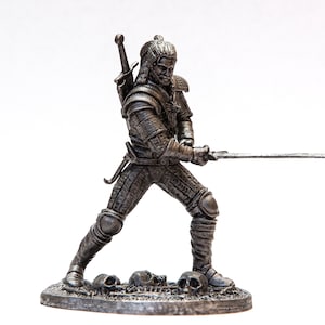 54mm tin figurine Witcher 1:32 HandMade Figure