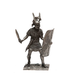 54mm Romeinse centurion, vroeg. 1e eeuw AD.54mm 1:32 Schaal Tinnen Miniatuur