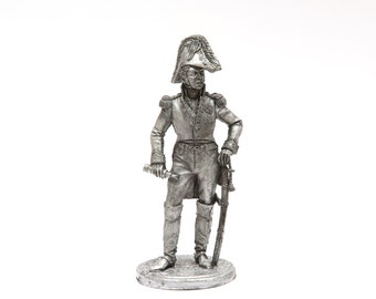 tin 54mm Napoleonic. Viceroy of Italy. Prince Eugene Bogarne 1809-14 1:32 Scale Pewter Sculpture