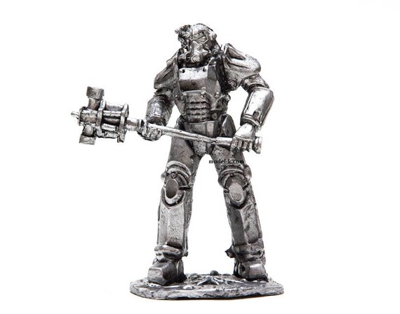 54mm Tin Figurine T 45 Power Armor Fallout 4 Etsy 54mm Tin Figurine T 45 Power Armor Fallout 4 Etsy