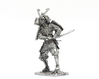 tin 54mm Japan. Samurai 12th century
