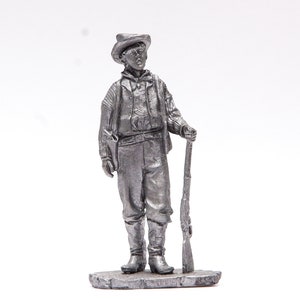 tin 54mm The Golden West. Billy the kid 1880 1:32 Scale Figurine