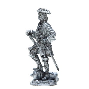 54mm Russia. Peter I (the Great) 1682-1725 yrs.  1:32 Scale Metal Figurine