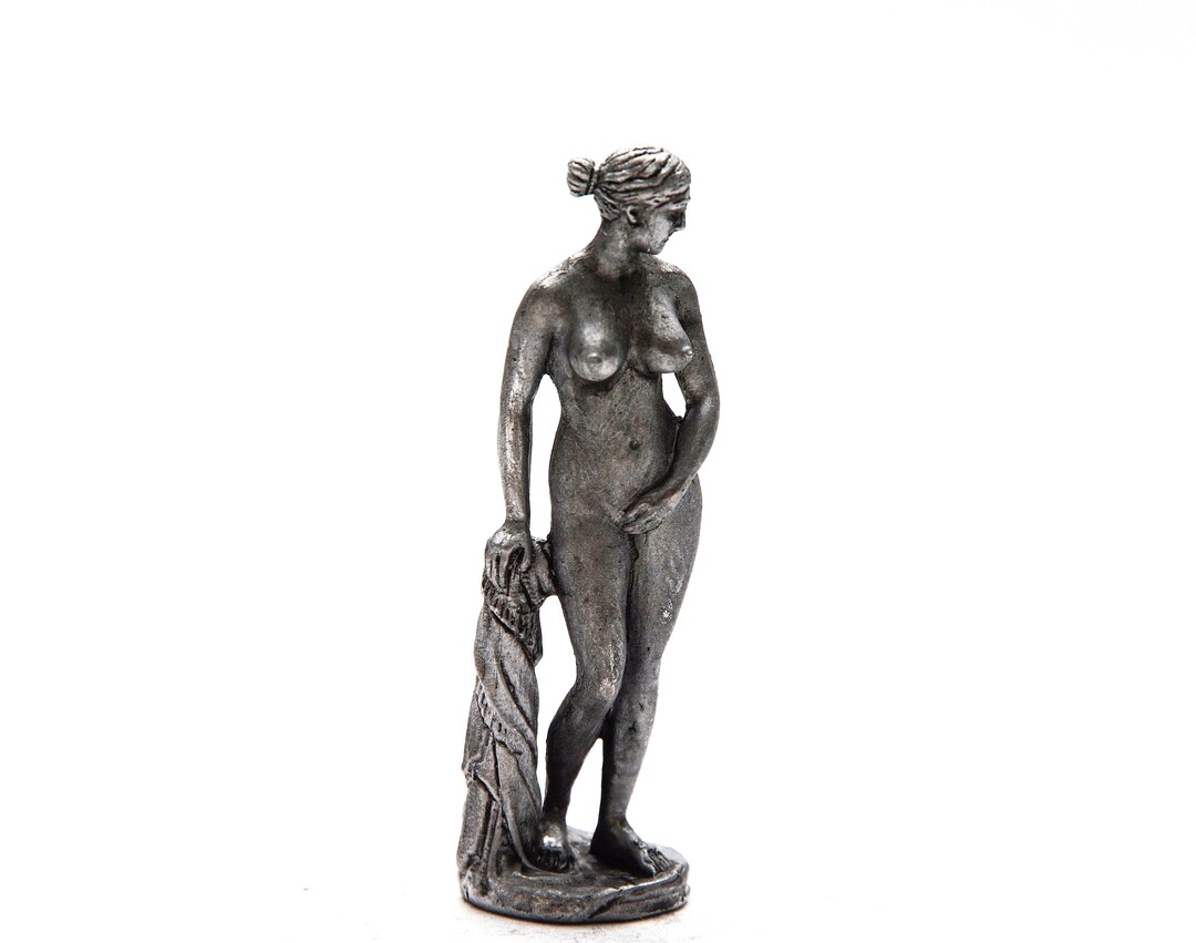 Tin 54mm Greek Slave Statue 132 Metal Sculpture Etsy