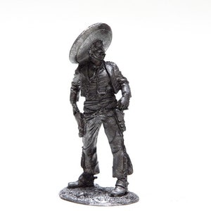 tin 54mm Mexican shooter 1:32 Scale Figurine