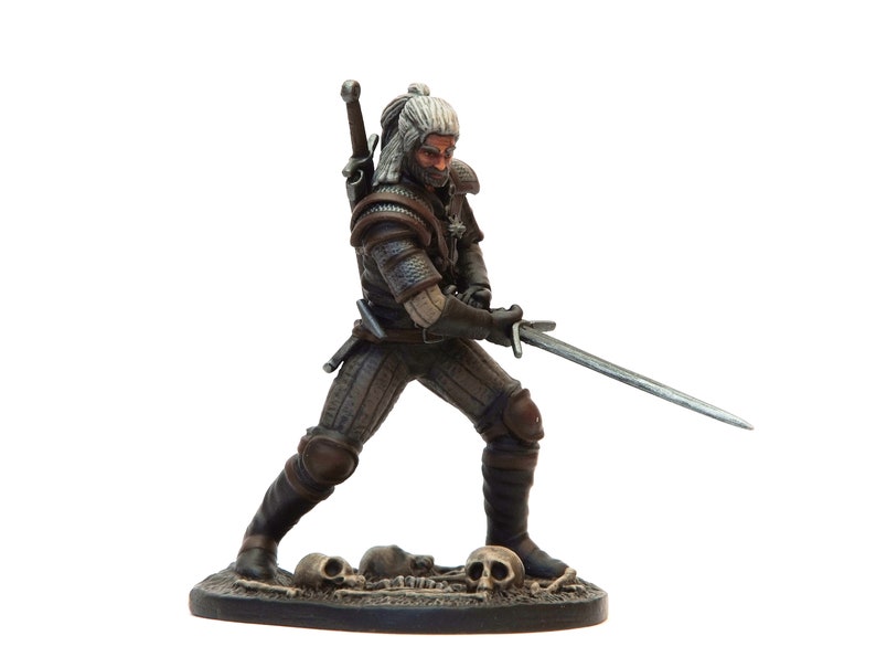 the witcher geralt figurine