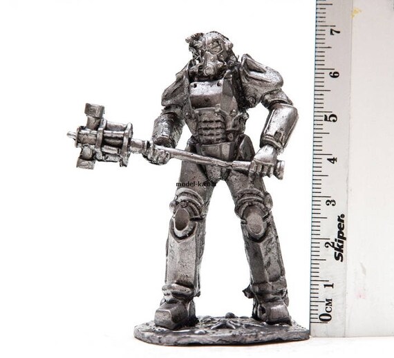 54mm Tin Figurine T 45 Power Armor Fallout 4 Etsy Australia
