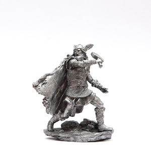 54mmのブリキ製フィギュア、ソー・オーディンソン。ゴッド・オブ・サンダー 1:32 スケールフィギュア