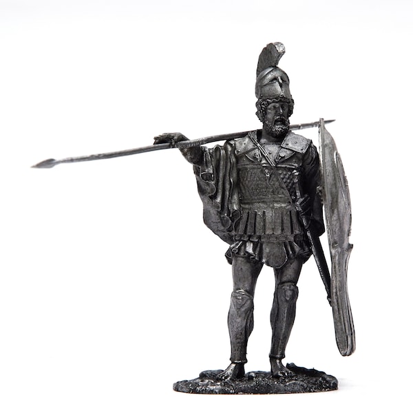 étain 54mm Grèce. Hoplite athénien 490 av. J.-C. 1:32 Soldat historique