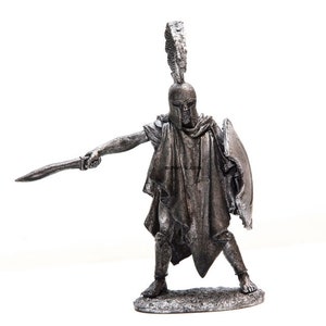 Greece tin 54mm Thespian hoplite 480 yr. B.C. 1:32 Scale