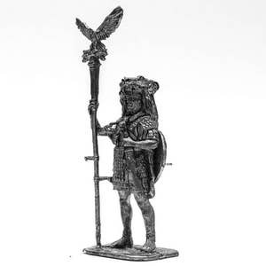 Figurine 54mm En White Metal : Porte-Aigle (Aquilifer) De La Légion Romaine - EK Castings - Neuf