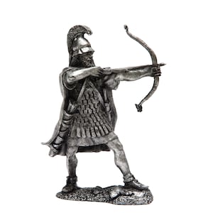 tin 54mm Greece. Carthage naval officer 3-2 centuries BC 1:32 Pewter Historical Miniature