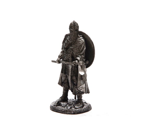 Tin 54mm England. Anglo-saxon Knight. Battle of Hastings. - Etsy