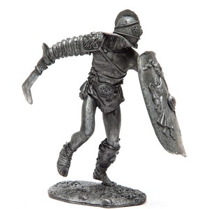 tin 54mm Rome. Gladiators. Gladiator Sekutor 1:32 Scale