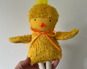 Easter Chick Handmade Doll