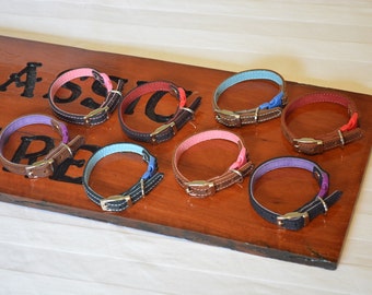 Hand Made Leather Safety Collar for your Cat