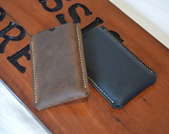 Hand Made Custom Leather Phone Pouch