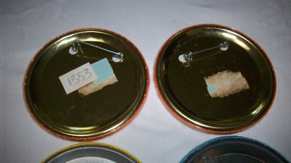 70s Busch Gardens Tampa animal conservation pinback b… - Gem