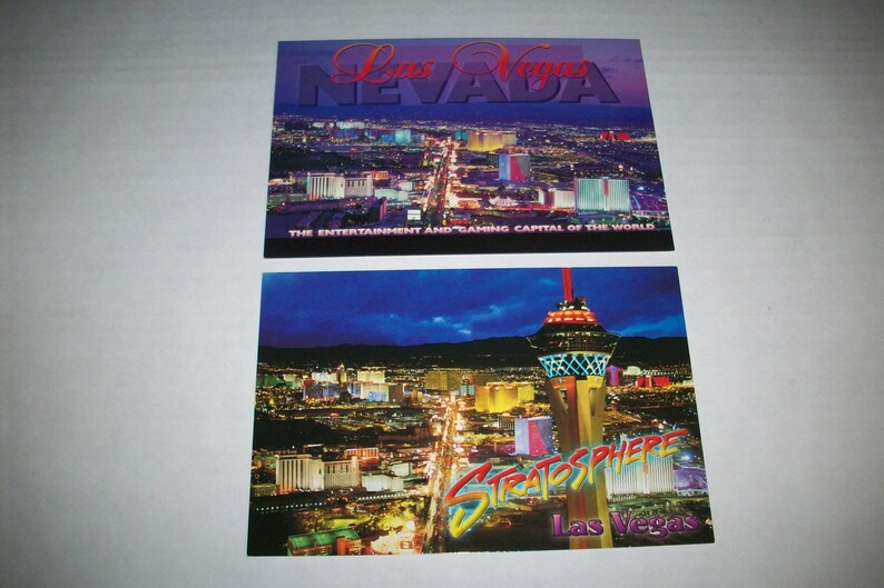 90s Las Vegas Casino Postcards Lot of 6 the Collectors Series Etsy