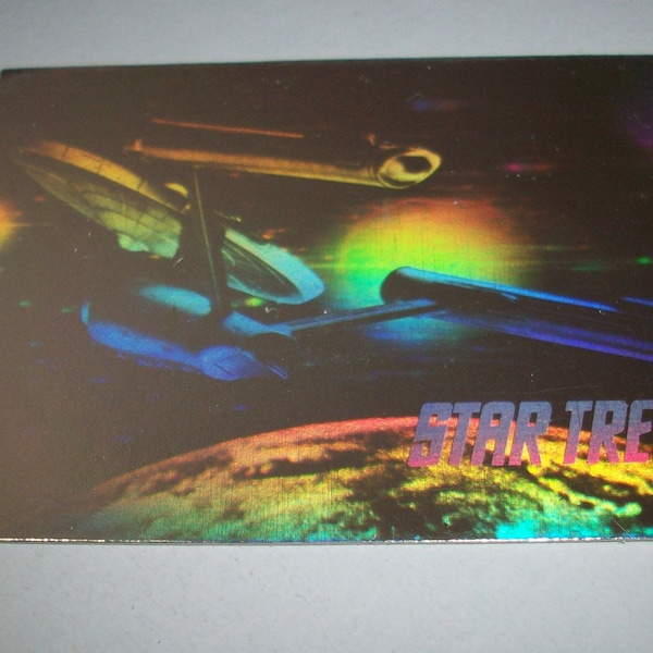 1991 Star Trek USS Enterprise Hologram card Impel Star Trek 25th anniversary trading card