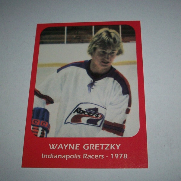 90s Wayne Gretzky 1978 Indianapolis Racers card by National Sports Cards