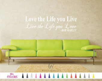 Bob Marley Wall Decal Etsy
